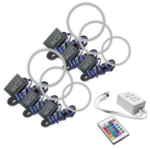 Infiniti QX56 Headlight Halo Kit - ORACLE Lighting - ColorSHIFT w/ Simple Controller - `11-`13